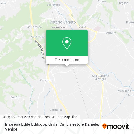 Impresa Edile Edilcoop di dal Cin Ernesto e Daniele map