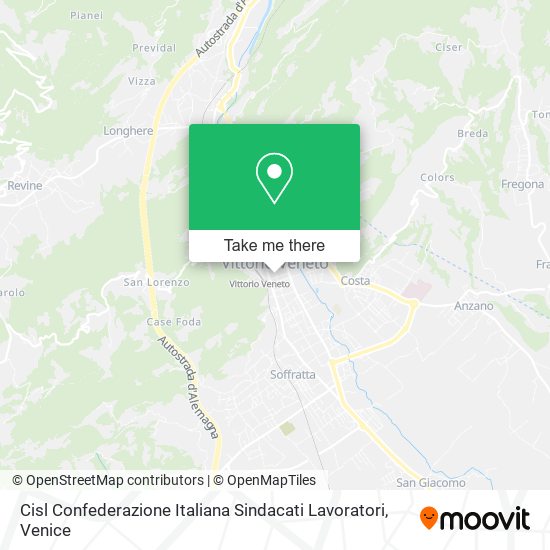 Cisl Confederazione Italiana Sindacati Lavoratori map