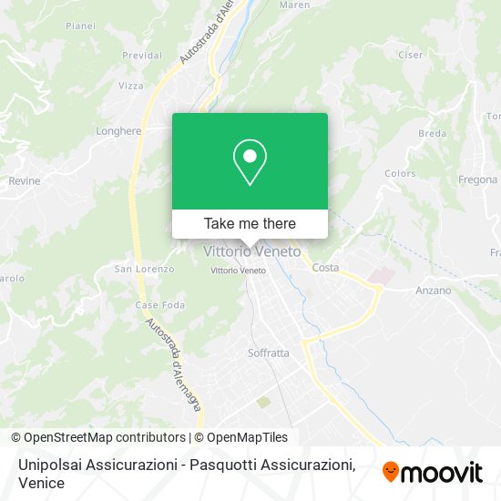 Unipolsai Assicurazioni - Pasquotti Assicurazioni map