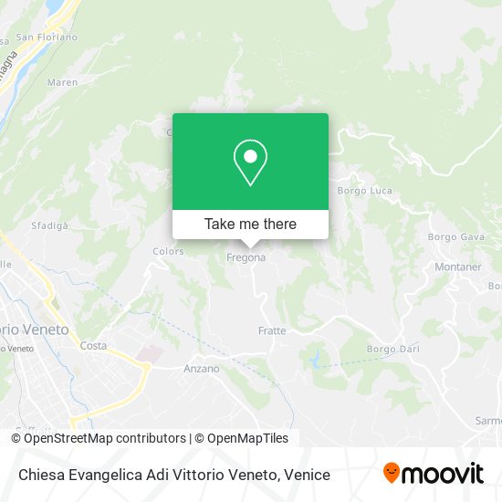 Chiesa Evangelica Adi Vittorio Veneto map