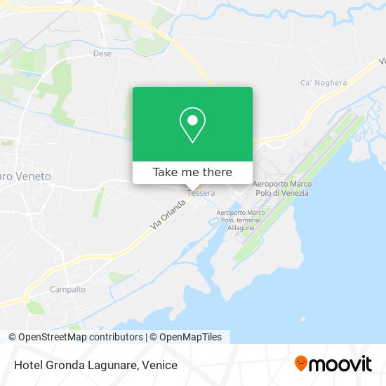 Hotel Gronda Lagunare map