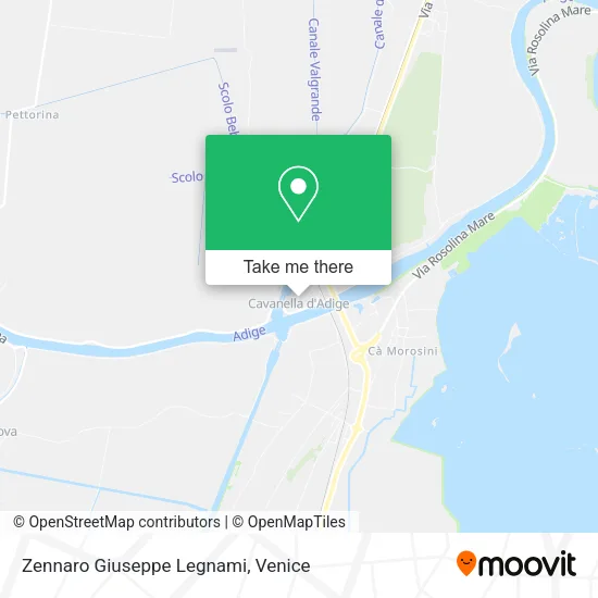 Zennaro Giuseppe Legnami map