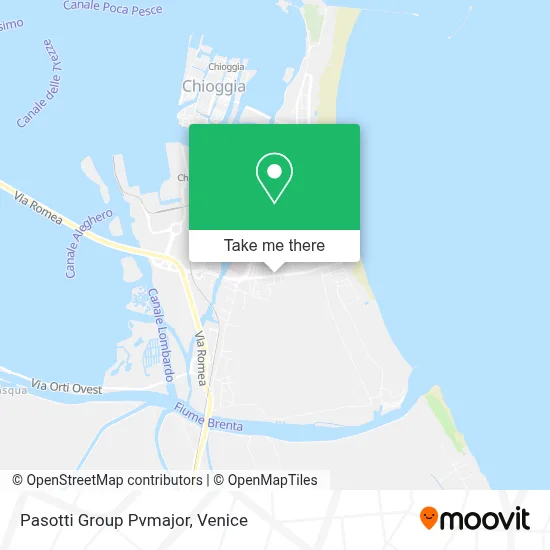 Pasotti Group Pvmajor map