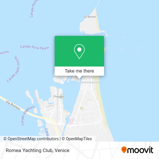 Romea Yachting Club map