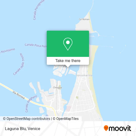 Laguna Blu map