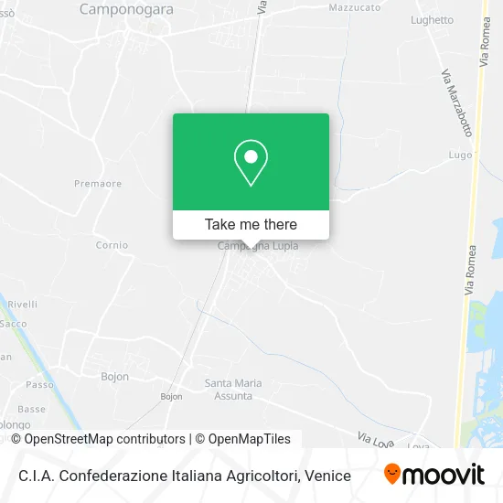 C.I.A. Confederazione Italiana Agricoltori map
