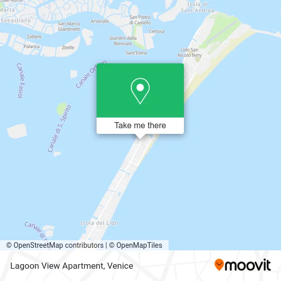 Lagoon View Apartment map