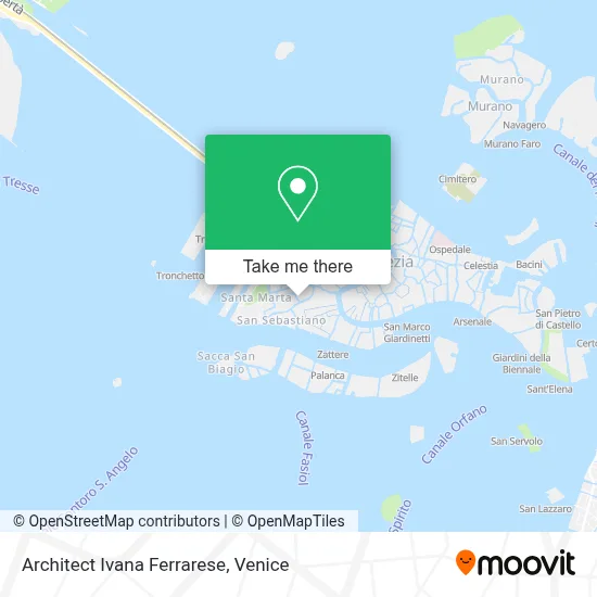 Architect Ivana Ferrarese map