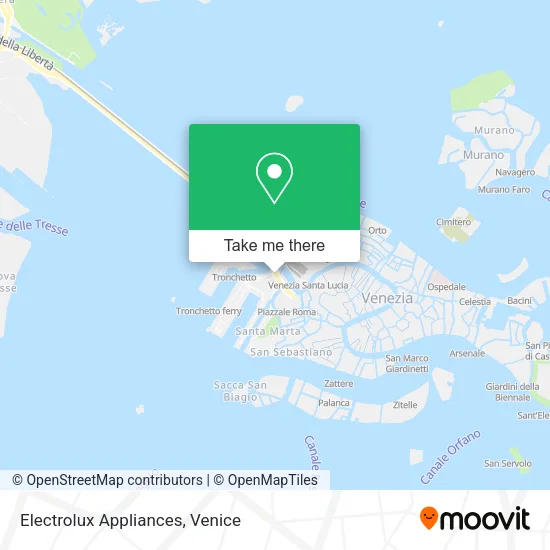 Electrolux Appliances map
