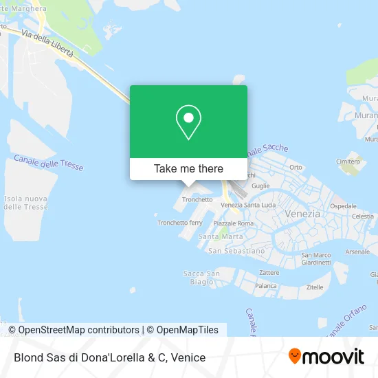 Blond Sas di Dona'Lorella & C map