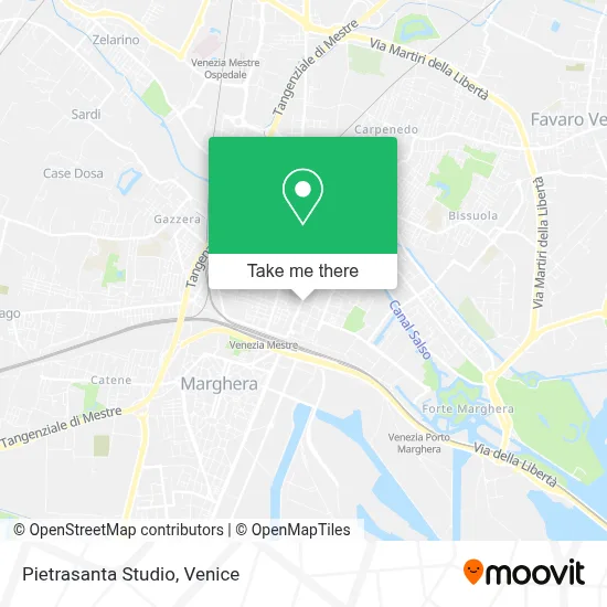 Pietrasanta Studio map
