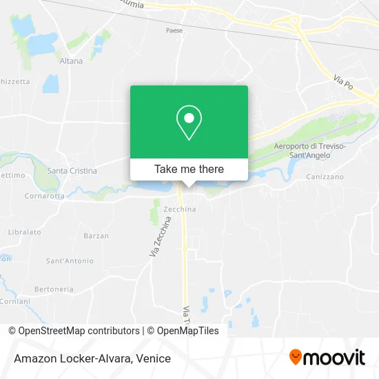 Amazon Locker-Alvara map