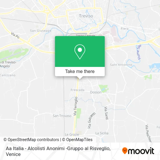 Aa Italia - Alcolisti Anonimi -Gruppo al Risveglio map