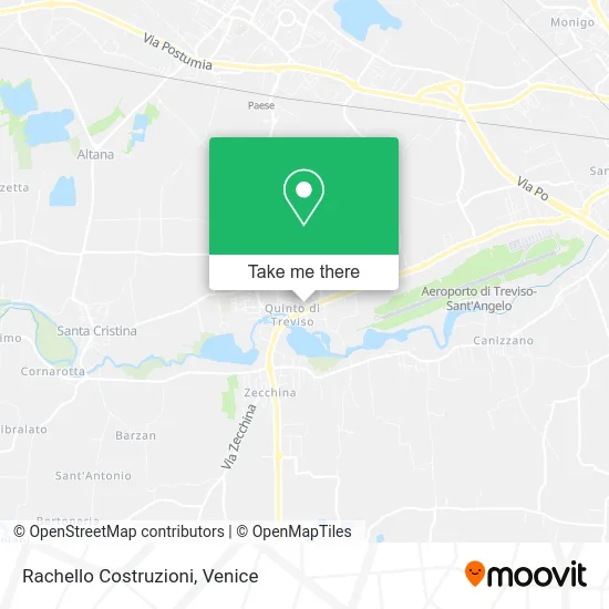 Rachello Constructions map