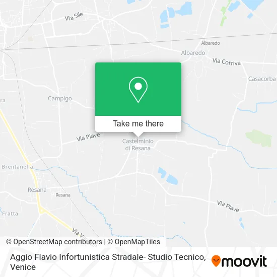 Aggio Flavio Infortunistica Stradale- Studio Tecnico map