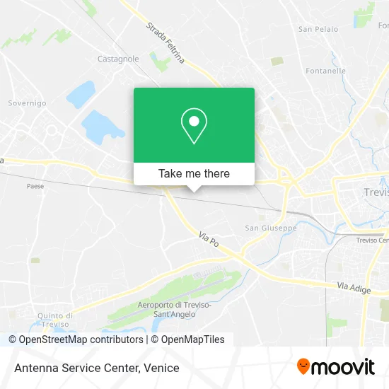 Antenna Service Center map