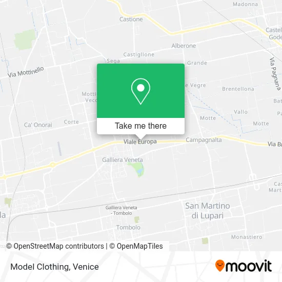 Model Clothing map
