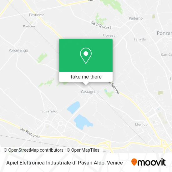 Apiel Elettronica Industriale di Pavan Aldo map