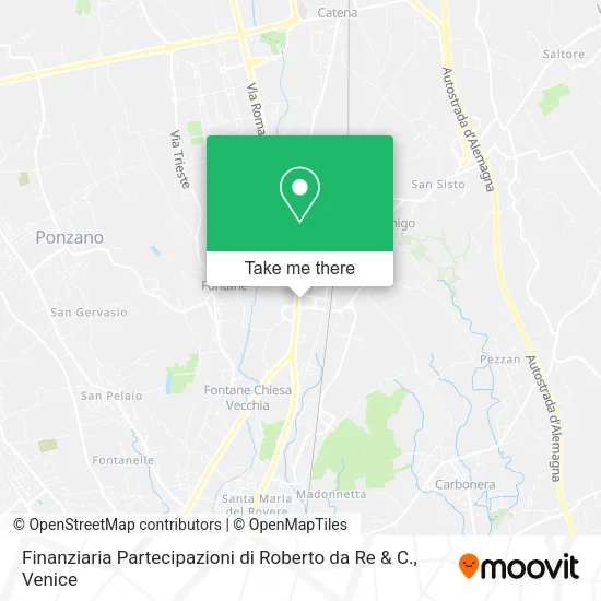 Finanziaria Partecipazioni di Roberto da Re & C. map