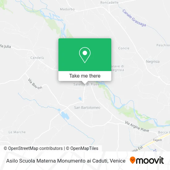 Asilo Scuola Materna Monumento ai Caduti map