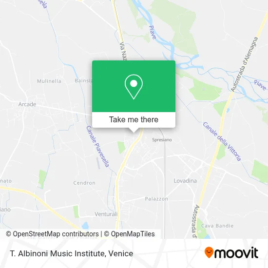 T. Albinoni Music Institute map
