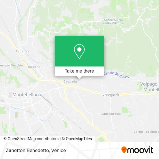 Zanetton Benedetto map