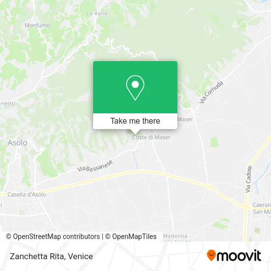 Zanchetta Rita map