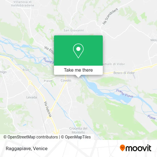 Raggapiave map
