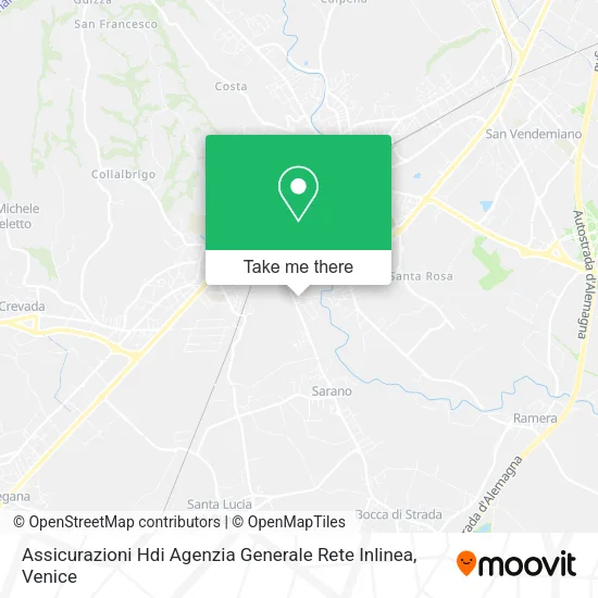 Assicurazioni Hdi Agenzia Generale Rete Inlinea map