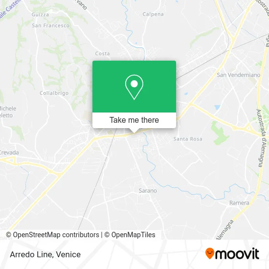 Arredo Line map