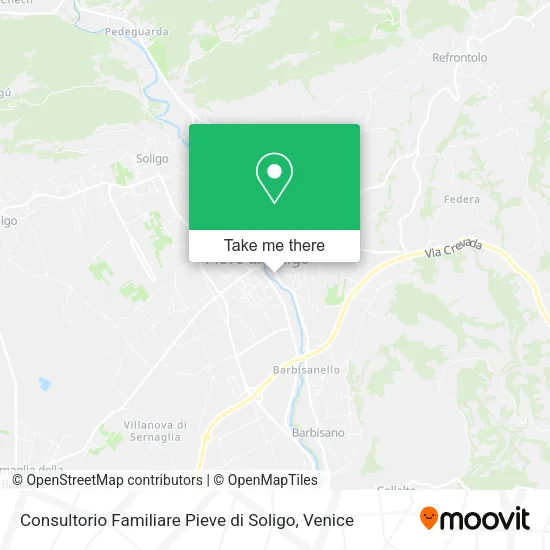 Consultorio Familiare Pieve di Soligo map