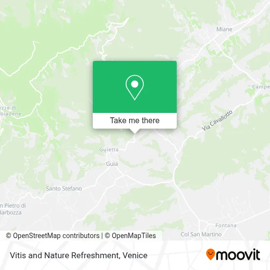 Vitis and Nature Refreshment map