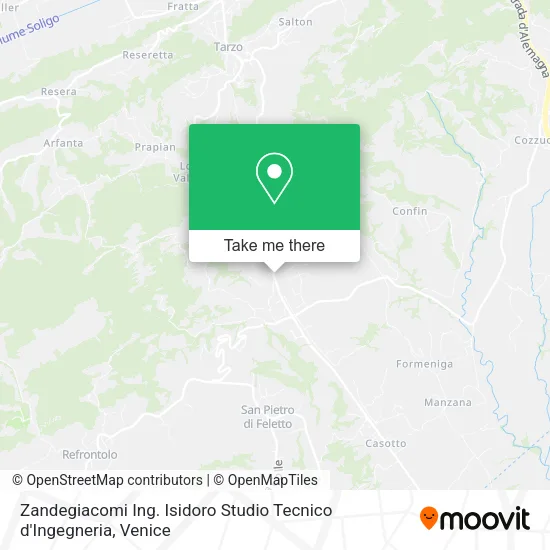 Zandegiacomi Ing. Isidoro Studio Tecnico d'Ingegneria map