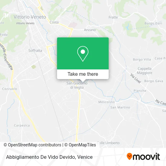 Abbigliamento De Vido Devido map