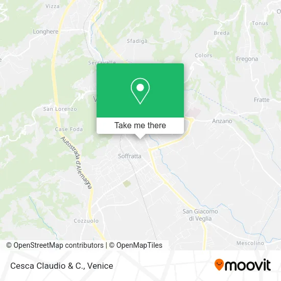 Cesca Claudio & C. map