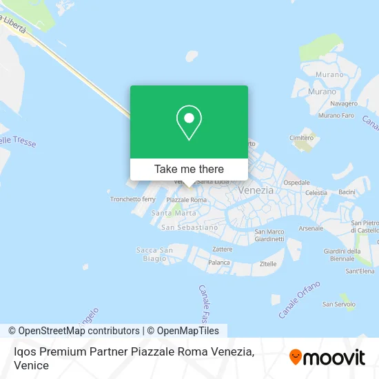 Iqos Premium Partner Piazzale Roma Venezia map