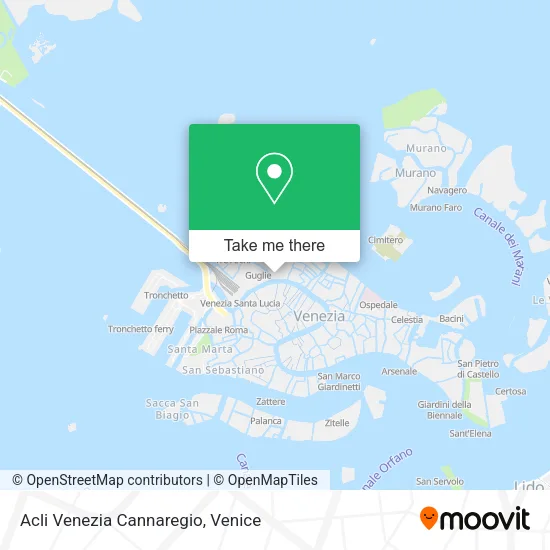 Acli Venezia Cannaregio map