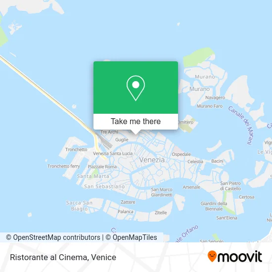 Restaurant at the Cinema map