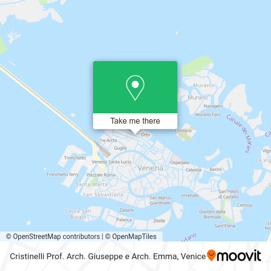 Cristinelli Prof. Arch. Giuseppe e Arch. Emma map