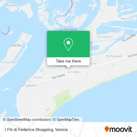 I Fili di Federica Shopping map