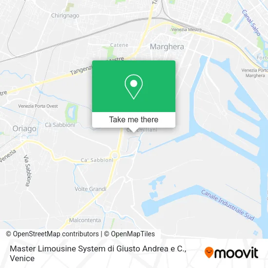 Master Limousine System di Giusto Andrea e C. map
