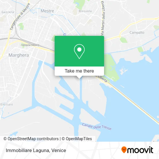 Immobiliare Laguna map