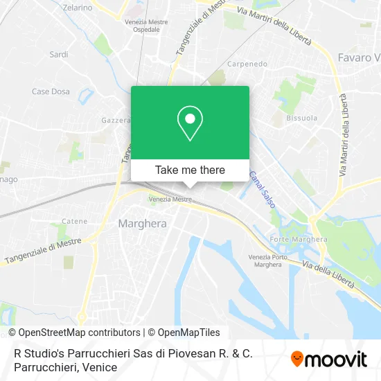 R Studio's Hairdressers map