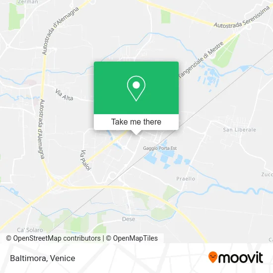 Baltimora map
