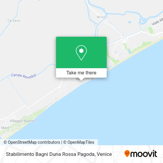 Stabilimento Bagni Duna Rossa Pagoda map