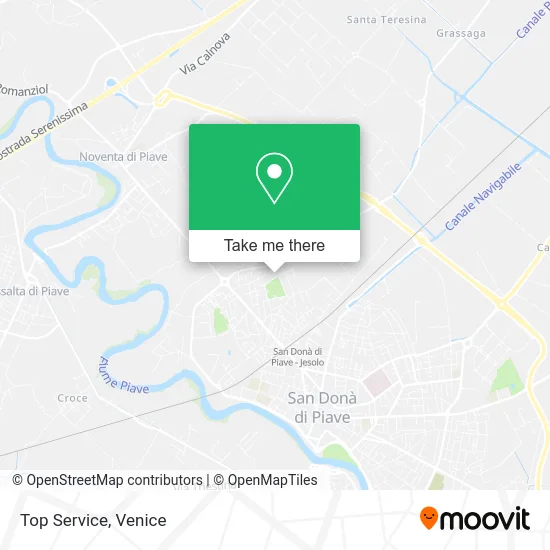 Top Service map