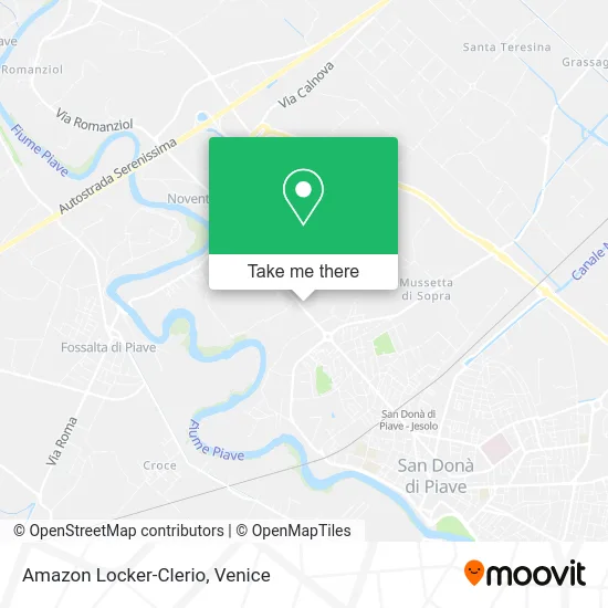 Amazon Locker-Clerio map