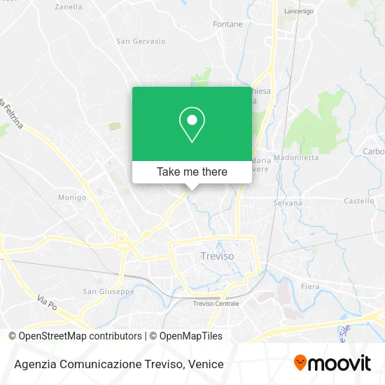 Agenzia Comunicazione Treviso map