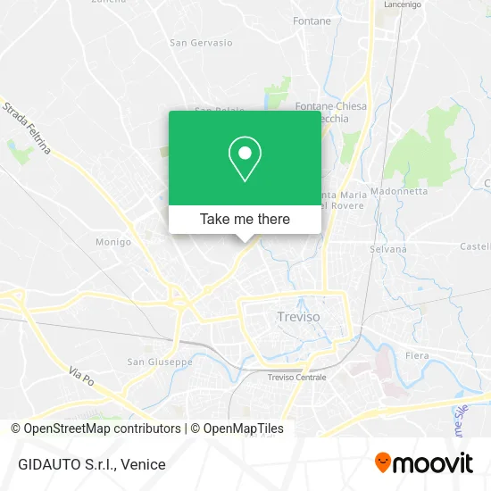 GIDAUTO S.r.l. map