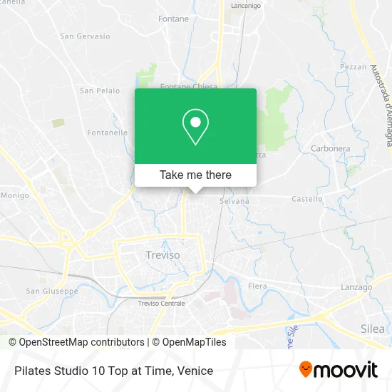 Pilates Studio 10 Top at Time map
